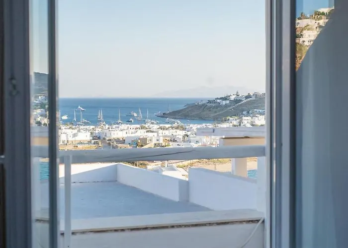 Semesterbostad The Corfos Hills House Mykonos Town