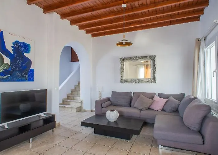 Semesterbostad The Corfos Hills House Mykonos Town